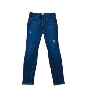Rich & Skinny Jeans Heartbreak Womens Size 27 Blue Skinny Denim Distressed